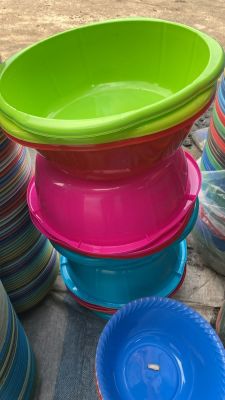 Itel plaste my love colorful  dishpan (doz)