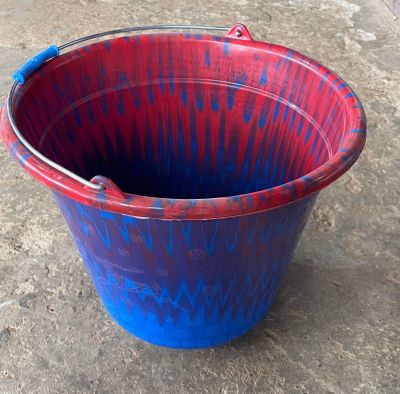 Bathing Bucket 21 ltr colorful