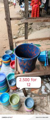 Colorful bucket 15ltr - doz